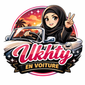 Autocollant pour voiture (UKHTY EN VOITURE)🌺